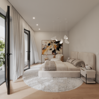 3D e Design de inteiores Apartamento em Saldanha