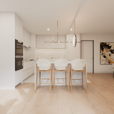 3D e Design de inteiores Apartamento em Saldanha