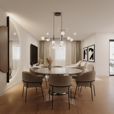 3D e Design de inteiores Apartamento em Saldanha